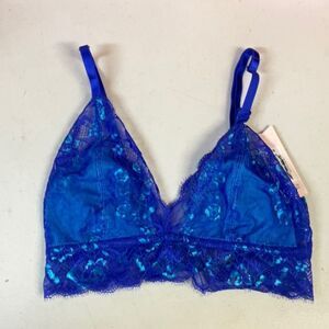 Ambrielle Small Scuba Blue Bralette - New